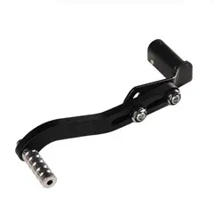 GENERICO - Palanca De Cambio Off-Road De Aluminio CNC 3 Posiciones Con Pedal Texturizado Negro