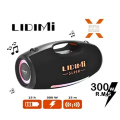 LIDIMI - Parlante Bluetooth 300W Portátil Super LD-s684 X-bass Negro
