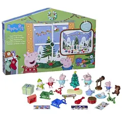 PEPPA PIG - Calendario de Adviento con Figuras y Accesorios Sorpresa Juguete Infantil
