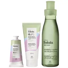NATURA - Kit Tododia - Flor de Pera e Melisa Crema de manos + Crema de cuerpo + Body splash