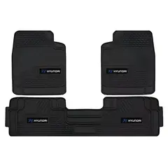 GENERICO - Tapete De Goma Antideslizante 3 Pcs Para Piso De Automóvil