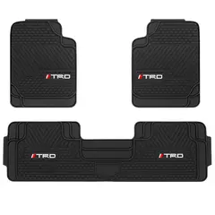 GENERICO - Pisos De Goma Antideslizante Para Automóvil Diseño Resistente y Duradero Con Logo 3pcs