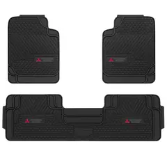 GENERICO - Pisos De Goma Antideslizante Para Automóvil Diseño Resistente y Duradero Con Logo 3pcs