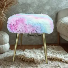 GENERICO - Puff Glamour - Arcoiris