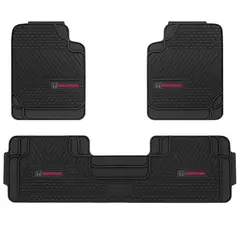 GENERICO - Pisos De Goma Antideslizante Para Automóvil Diseño Resistente y Duradero Con Logo 3pcs