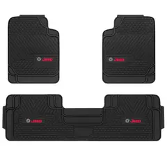 GENERICO - Pisos De Goma Antideslizante Para Automóvil Diseño Resistente y Duradero Con Logo 3pcs