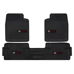 GENERICO - Pisos De Goma Antideslizante Para Automóvil Diseño Resistente y Duradero Con Logo 3pcs