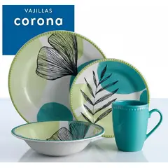 CORONA - Vajilla Artemisa 16 Piezas