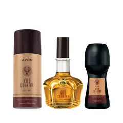 AVON - Kit x3 Wild Country Eau de toilette para él