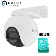 Ezviz - Cámara Exterior H80x 4k Cámara Wi-fi Cs-h80x 8mp + Micro Sd 128gb
