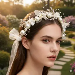 GENERICO - TIARA CORONA PARA PRIMERA COMUNION Y BAUTIZO