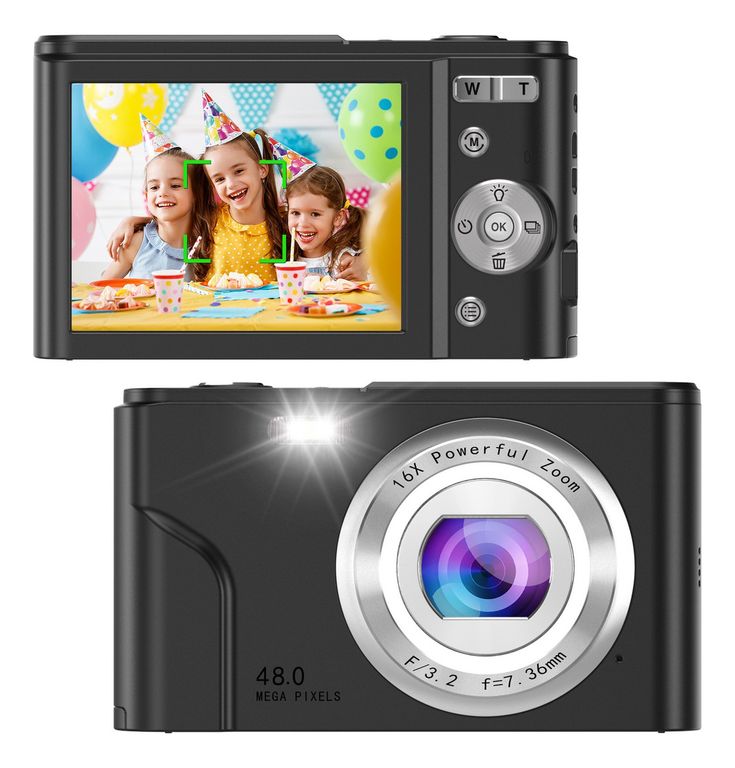 Cámara Digital 1080p Fhd Video Audio Webcam Principiante