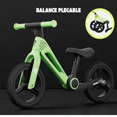 GENERICO - Bicicleta Balance Plegable Para Niños “Strik” Verde
