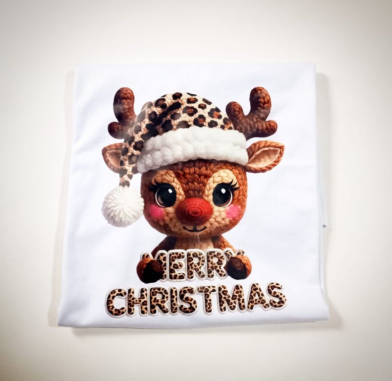 Polo Navideño Unisex RENO Estampado Premium
