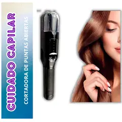 GENERICO - Recortadora de Puntas Abiertas y Horquillas - NEGRO