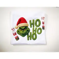 GENERICO - Polo Navideño Unisex Grinch Estampado Premium