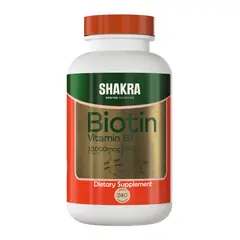SHAKRA - Biotin Biotina 10000 mcg 240 capsulas