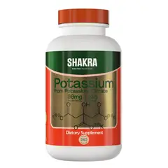 SHAKRA - Citrato de Potasio Potassium Citrate 240 Capsulas