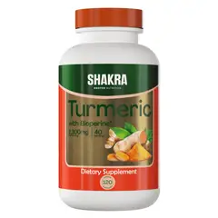 SHAKRA - Turmeric Curcuma 120 capsulas