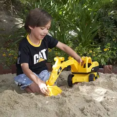 CAT - Excavadora Juguete de Construcción 38 cm a fricción Funrise 82035