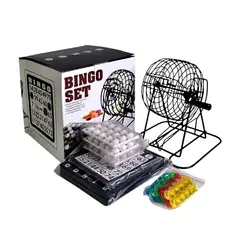 OEM - Juego Didáctico Bingo Familiar Metálico