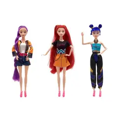 GENERICO - Kpop Demon Hunters 3-pack Muñecas articulables 30 cm aprox Huntrix