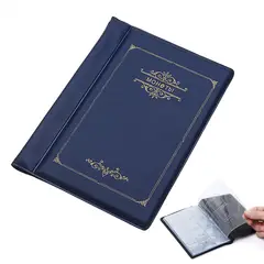 ZIMRAHYG - Álbum de monedas con colección de monedas del mundo 120 compartimentos Azul