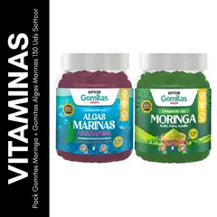 GENERICO - Pack Gomitas Moringa + Gomitas Algas 130 Uds Sottcor