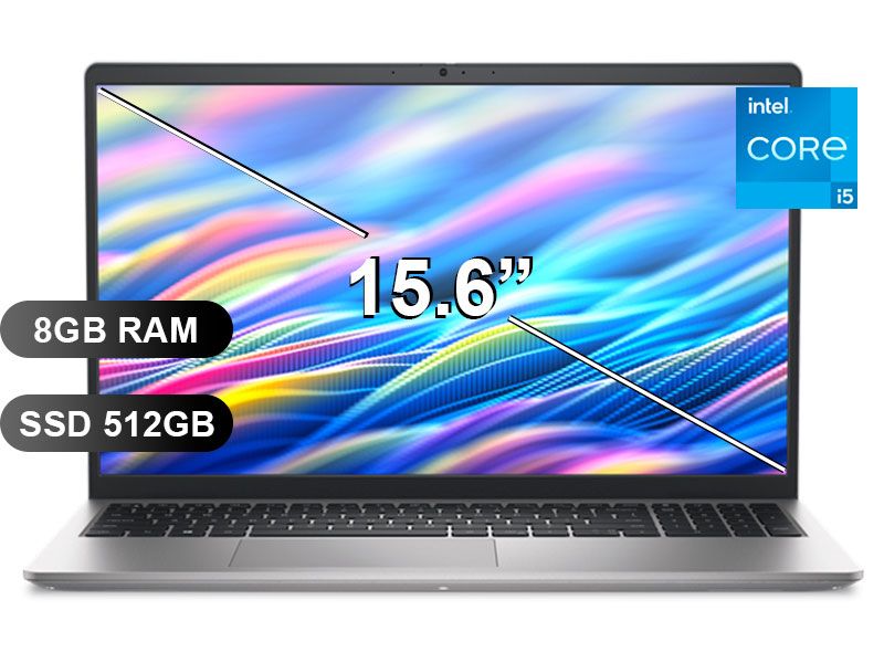 Laptop 15 DC15250 I5-1334U, 8GB RAM, 512GB SSD, 15.6", SIN WINDOWS (KD9XK)