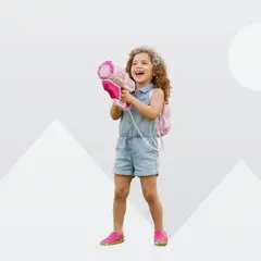 ALKALINE CARE - Set Pistola burbujas con Mochila portátil - Unicornio