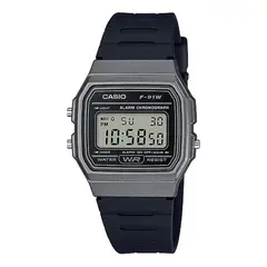 CASIO - Reloj F-91WM-1BD Hombre Resina Negro