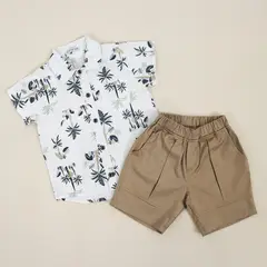 EVYTONY - SHORT CIRINO - DRILL Y CAMISERO