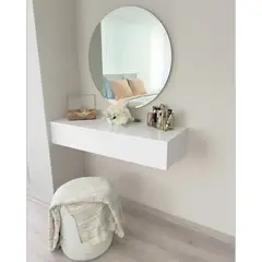 GENERICO - Tocador Vanity Blanco 60cm blanco