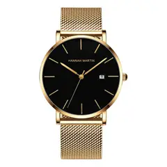 HANNAH MARTIN - RELOJ ORIGINAL ELEGANTE Y CASUAL - DORADO HAN-151