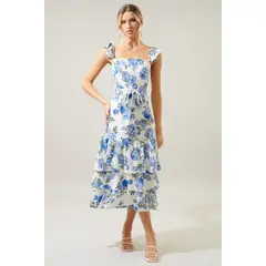 MARTINELA - VESTIDO LARGO MIDI MUJER ROSARIO