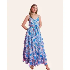 MARTINELA - VESTIDO LARGO MAXI MUJER DELFINA