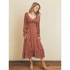 MARTINELA - VESTIDO LARGO MIDI MUJER GUIDA