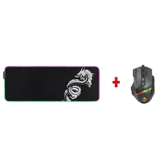 CYBERTEL - COMBO MOUSE GAMER + PAD MOUSE RGB 30X80CM