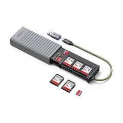 UGREEN - Lector de Tarjetas CM856 USBUSB-C SD microSD