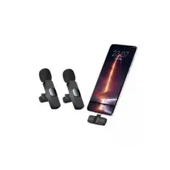 MASTER - Microfono Inalambrico Solapa 2 Para Celulares iPhone -K9-TC+IP+V8+USB