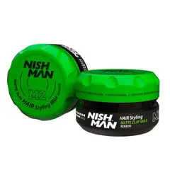 GENERICO - Cera Nishman M2 Hair Defining Wax Keratin Fuerte fijación Bajo Brillo 100ml