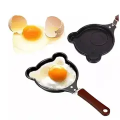 GENERICO - Mini Sartén Antiadherente Oso Cocina Divertida y Práctica