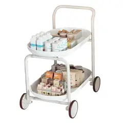 GENERICO - Carrito Organizador Multiuso de 2 Niveles rodante