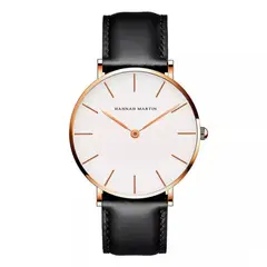 HANNAH MARTIN - RELOJ ORGINAL - ELEGANTE Y CASUAL NEGRO HAN-144