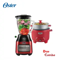 OSTER - Combo Licuadora BLSTPEG-CRT y Arrocera CKSTRC10DFPNK