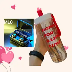 GENERICO - Audifonos M10 mas tomatodo 680 ml