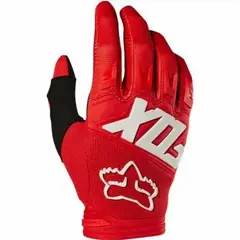 FOX - GUANTES PARA MANEJAR BICICLETA DIRTPAW ROJO TALLA L