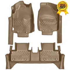 GENERICO - PISO PREMIUM 8D TOYOTA YARIS CROSS COFFEE 2023+ 2F