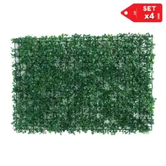 INSPIRA MARKET - Mallas De Hojas Artificiales De 60cm x 40cm Set x4 UND