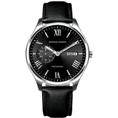 HANNA - RELOJ ORGINAL HANNAH MARTIN - ELEGANTE Y CASUAL NEGRO HAN-120